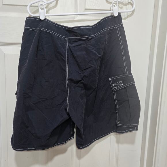 J.Crew Sport Navy Swim Trunks Board Shorts Mens 34 Surf Beachwear - Picture 3 of 9